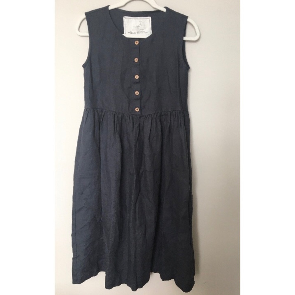 Not Perfect Linen Maxi MAMA Dress
